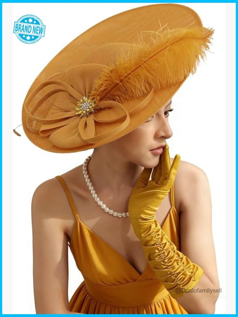 Elegant Fascinator Hat with Feathers and Flowers for Wedding Tea Party Derby